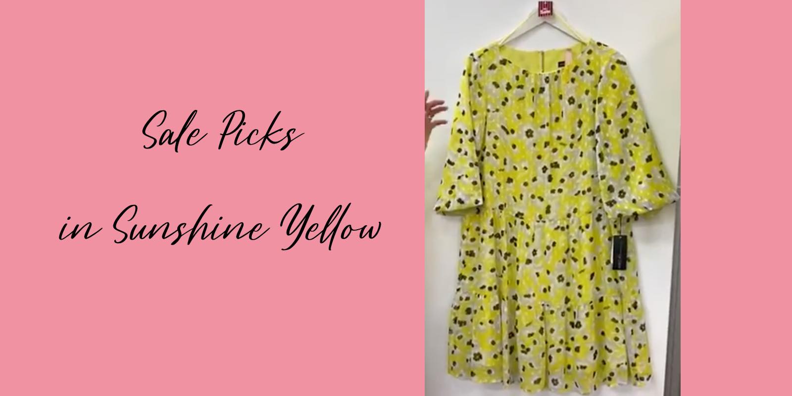 Discover Our Sale Picks in Sunshine Yellow