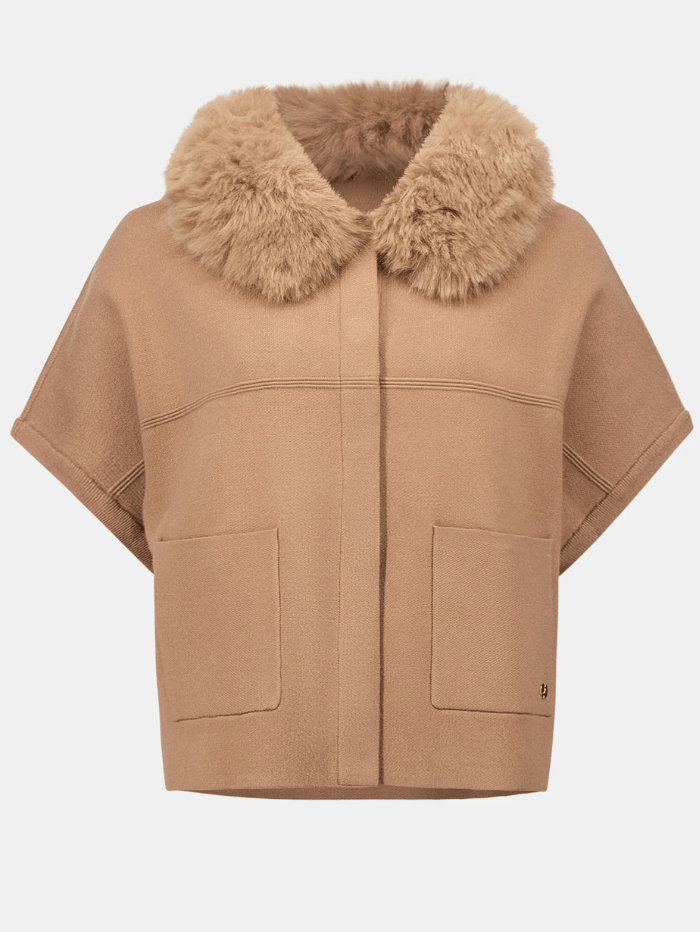 Joseph Ribkoff Women's Sweater Knit Jacket With Detachable Collar