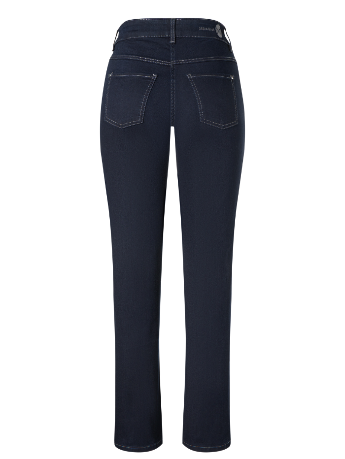 Mac-Jeans-Mac-Dream-Straight-Leg-Jeans-5401 0355L D801 Dark-Blue-Rinsewash izzi-of-baslow