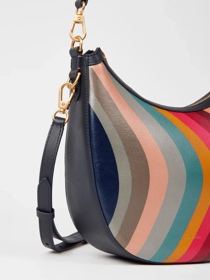 Paul Smith Swirl Leather Mini Hobo Bag W1A 7889 FSWIRL.90 Izzi of Baslow