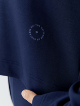 Oui-Womens-Hooded-Sweatshirt-In-Dark-Blue-97812-Col-5742-izzi-of-baslow