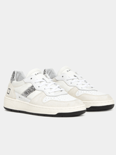 D.A.T.E- Court-2.0-Nylon-White-Glitter-Trainers W401-C2-NY-11 izzi-of-baslow