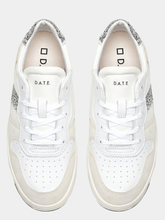 D.A.T.E- Court-2.0-Nylon-White-Glitter-Trainers W401-C2-NY-11 izzi-of-baslow