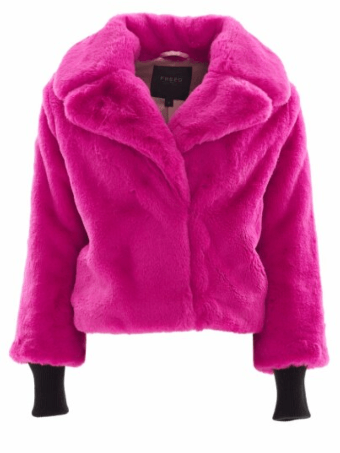 Freed-Sawyer-Cropped-Faux-Fur-Coat-in-Bright-Pink izzi-of-baslow