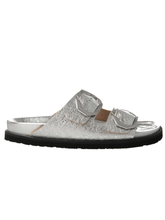 Genuins-Footwear-GALIA-Vegan-Silver-Flat-Sandals G105679 izzi-of-baslow