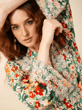 Hale Bob Dresses Hale Bob AMARI Embroidered Dress In Green 45WR640A izzi-of-baslow