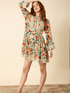 Hale Bob Dresses Hale Bob AMARI Embroidered Dress In Green 45WR640A izzi-of-baslow