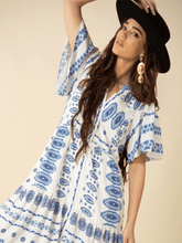 Hale Bob Dresses Hale Bob Printed Maxi Dress 33HW604M izzi-of-baslow