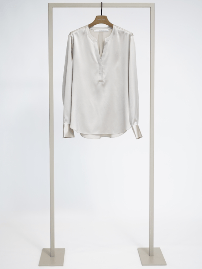 Herzen’s Angelegenheit Women's Pearl Silk Tunic Blouse 25254-6100 Col ...