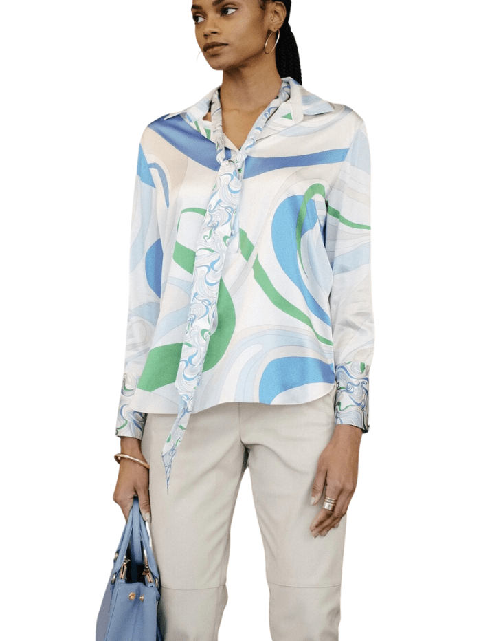 Herzen’s Angelegenheit Tops Herzen’s Angelegenheit Bayou Multi Printed Tunic Blouse 25233 6172 233031 izzi-of-baslow