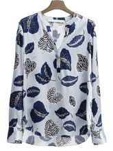 Herzen’s-Angelegenheit-Blue-Leaf-Printed-Tunic-Blouse 25233 6167 233028-of-baslow