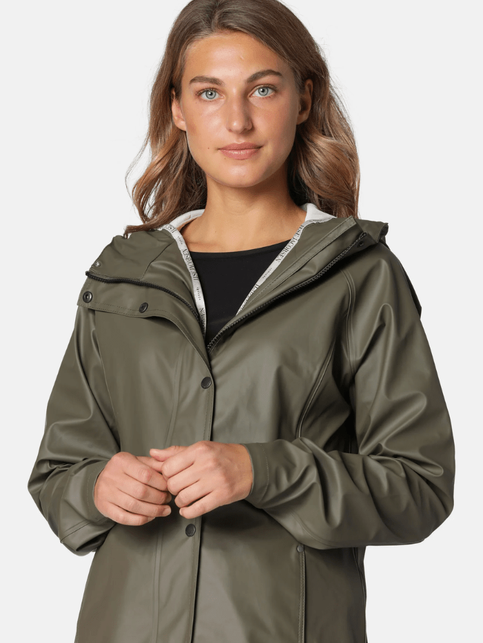 Ilse Jacobsen Coats and Jackets Ilse Jacobsen RAIN87 Army Raincoat 410 izzi-of-baslow