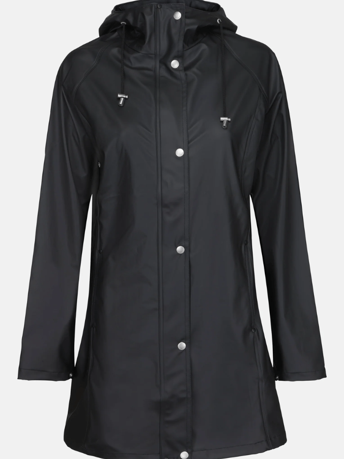 Ilse Jacobsen Coats and Jackets Ilse Jacobsen RAIN87 Raincoat Black 001 izzi-of-baslow