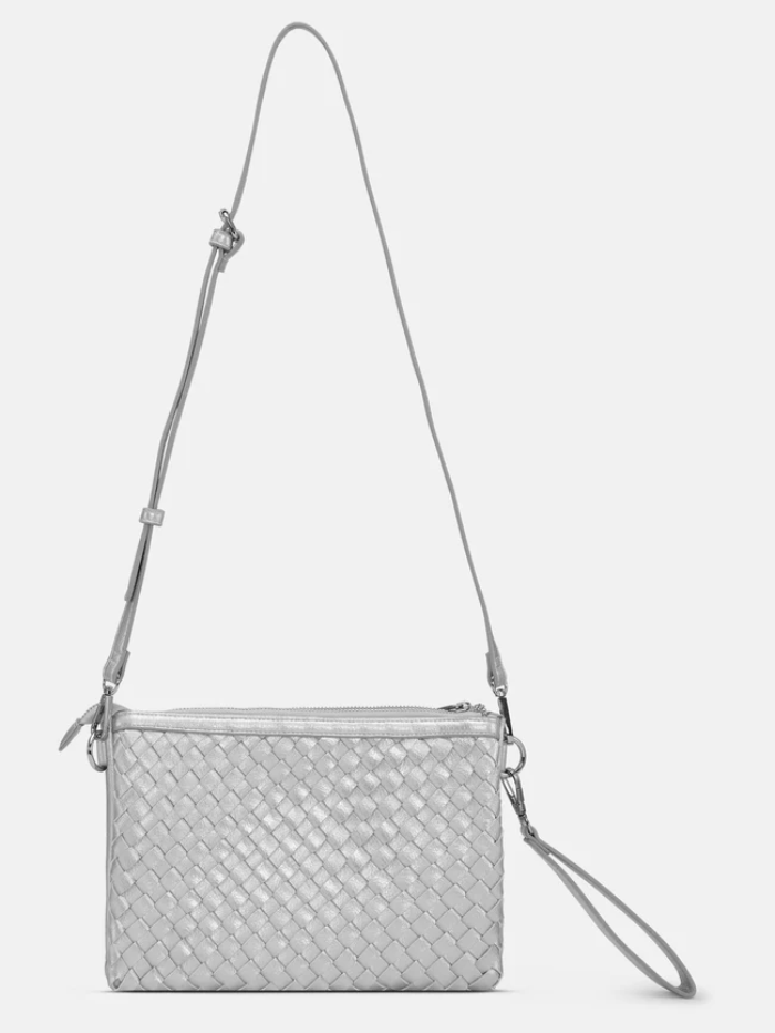 Ilse Jacobsen Handbags 36/UK3 Ilse Jacobsen Shoulder Bag In Silver BAG08CB Col 710 izzi-of-baslow