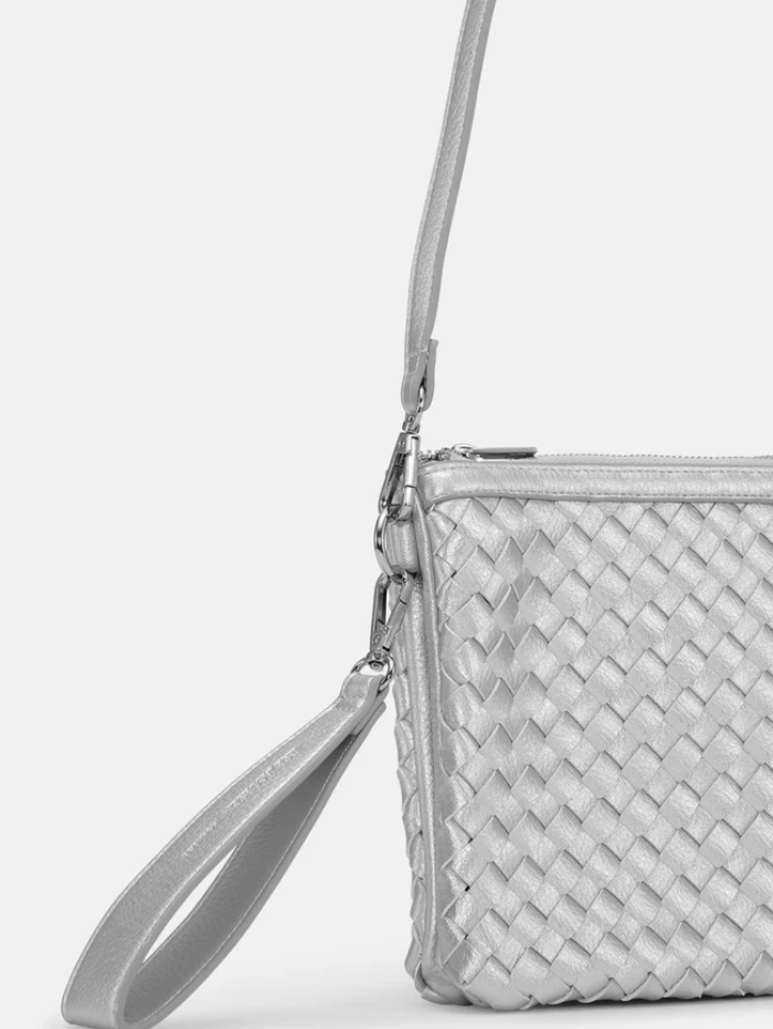 Ilse Jacobsen Handbags 36/UK3 Ilse Jacobsen Shoulder Bag In Silver BAG08CB Col 710 izzi-of-baslow