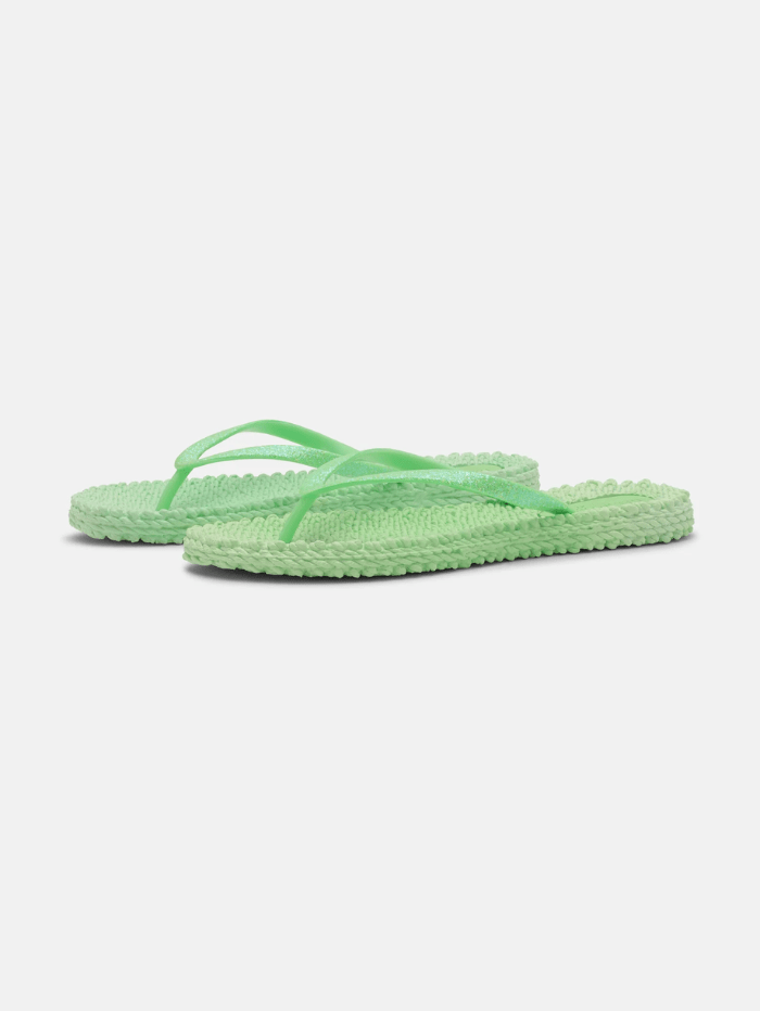 Ilse-Jacobsen-Flip-Flops-With-Glitter-In-Bright-Green-CHEERFUL01-Col-495-izzi-of-baslow