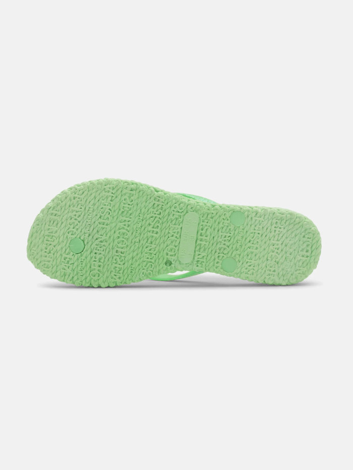 Ilse Jacobsen Shoes Ilse Jacobsen Flip Flops With Glitter In Bright Green CHEERFUL01 Col 495 izzi-of-baslow