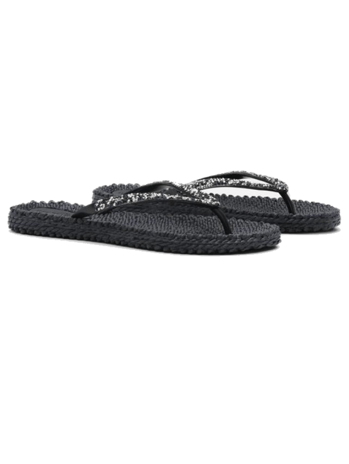 Ilse Jacobsen Shoes Ilse Jacobsen Flip Flops With Jewels Dark Indigo CHEERFUL03G 660 izzi-of-baslow