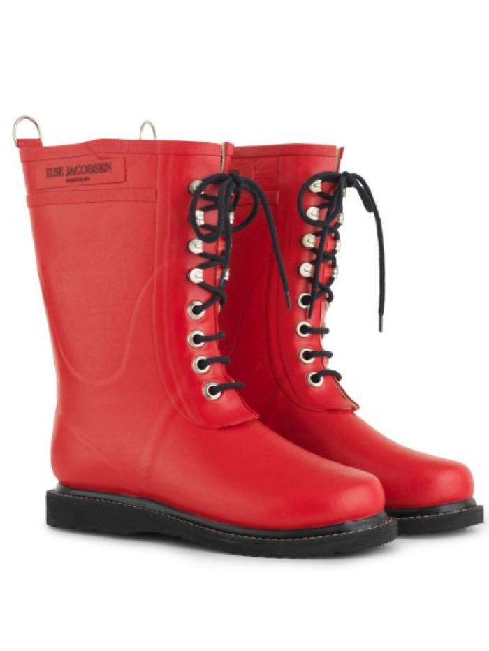Ilse-Jacobsen-Medium-Length-Rubber-Lace-Up-Wellington-Boots-Deep-Red RUB 15 303 izzi-of-baslow