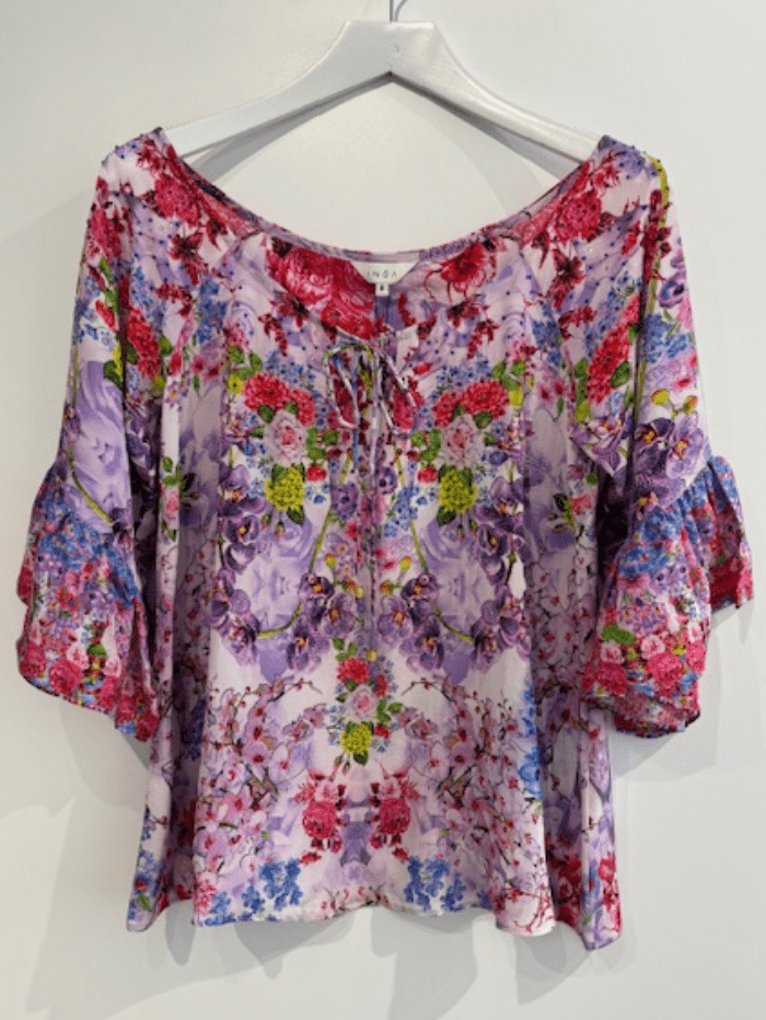 Inoa-Como-Kentia-Print-Top-In-Lilac-With-Crystals izzi-of-baslo