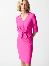 Joseph-Ribkoff-Lux-Twill-Sheath-Dress-In-Pink-242011-Col-4202-izzi-of-baslow