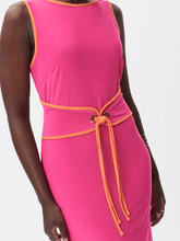 Joseph-Ribkoff-Silky-Knit-Pink-Dress 232226 Col 4064 izzi-of-baslow