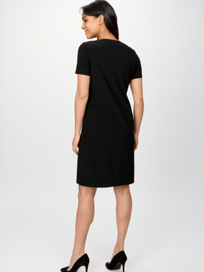 Joseph Ribkoff Dresses Joseph Ribkoff Silky Knit Shift Dress With Eyelets 241012 Col 11 izzi-of-baslow