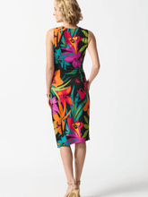 Joseph Ribkoff Dresses Joseph Ribkoff Silky Knit Tropical Print Wrap Dress 242012 Col 178 izzi-of-baslow