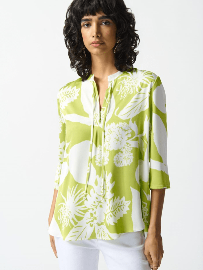 Joseph-Ribkoff-Satin-Tropical-Print-Top-242184-Col-4225-izzi-of-baslow