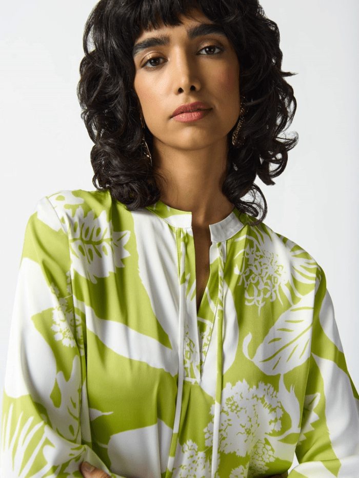 Joseph-Ribkoff-Satin-Tropical-Print-Top-242184-Col-4225-izzi-of-baslow