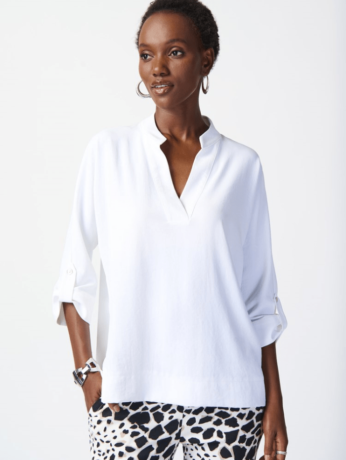 Joseph-Ribkoff-Boxy-Top-with-Dolman-Sleeves-In-Vanilla 241039 Col 1761-of-baslow