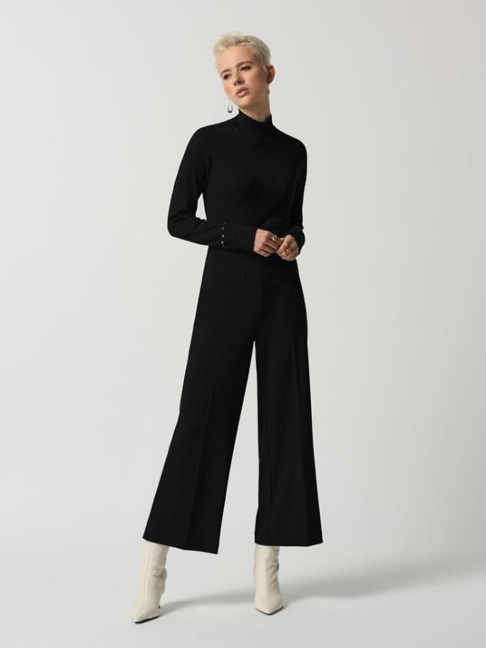 Joseph-Ribkoff-Black-High-Rise-Wide-Leg-Trousers 233098 Col 11 izzi-of-baslow