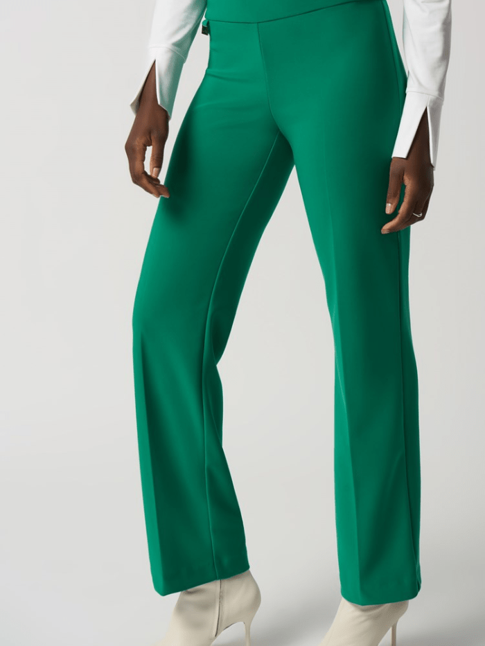 Joseph-Ribkoff-Green-Wide-Leg-Pull-On-Trousers 233277 Col 4094 izzi-of-baslow