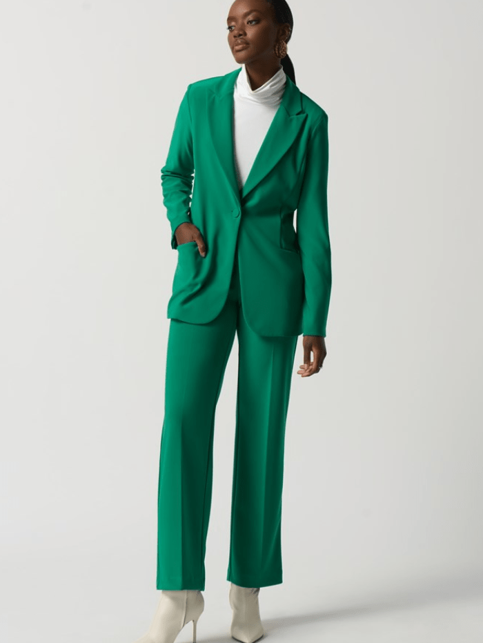 Joseph-Ribkoff-Green-Wide-Leg-Pull-On-Trousers 233277 Col 4094 izzi-of-baslow