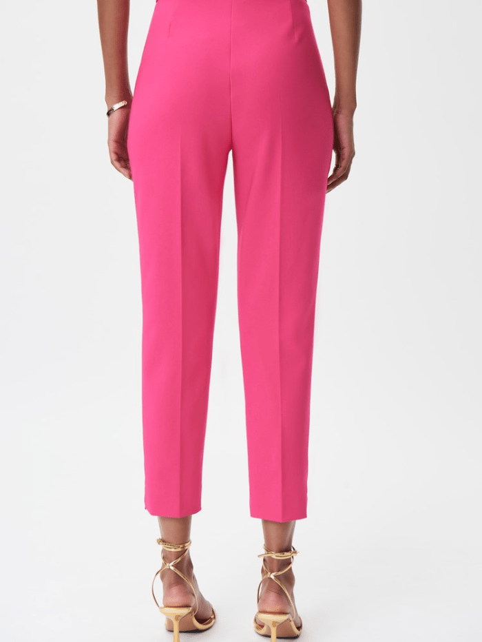 Joseph Ribkoff Stretch Woven Twill Cropped Trousers Pink 232222 3965 izzi-of-baslow