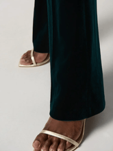 Joseph Ribkoff Trousers Joseph Ribkoff Velvet Velvet Flared Pull-On Trousers In Dark Green 234289 Col 7729 izzi-of-baslow