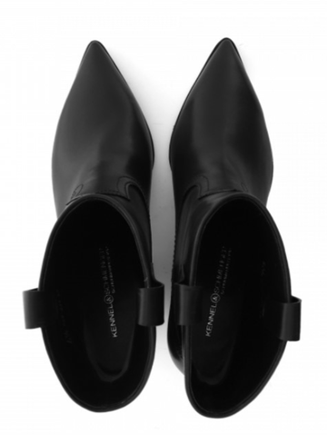 Kennel & Schmenger Dallas Black Leather Ankle Boots 21-73640-420 001 main image 1