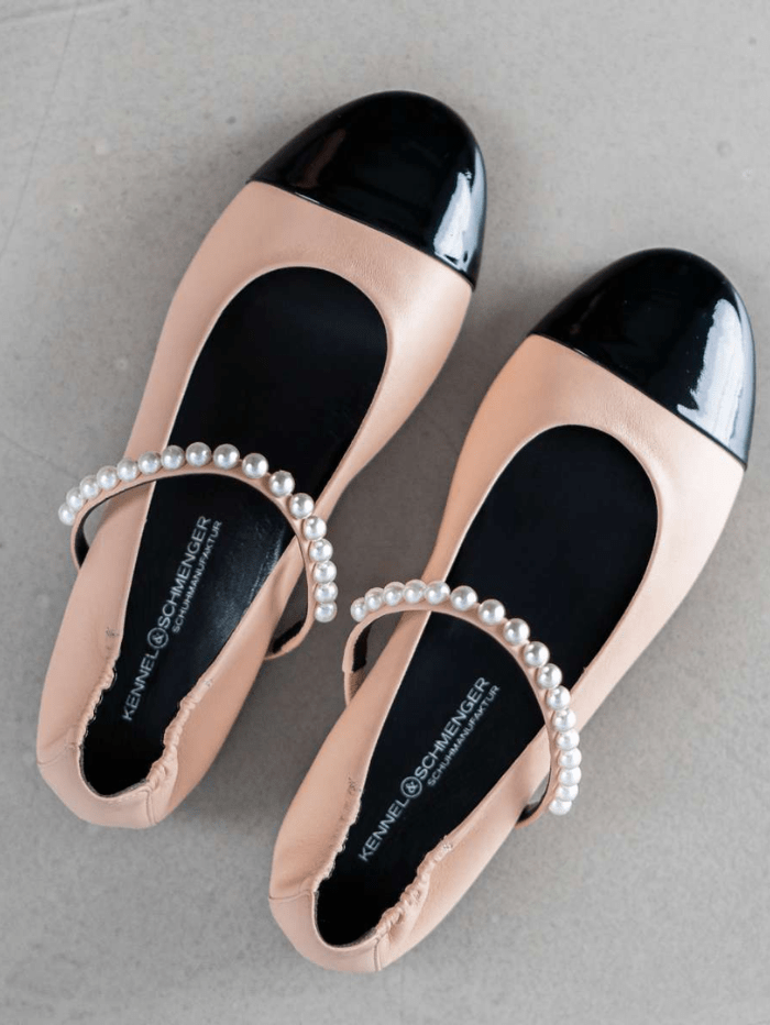 Kennel-&amp;-Schmenger-BILLY-Flats-In-Nude-With-Pearl-Strap 31-14080-225-of-baslow
