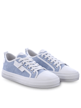 Kennel & Schmenger Shoes Kennel & Schmenger GANG Trainers In Sky Blue And White 31-24500-650 Col 001 izzi-of-baslow