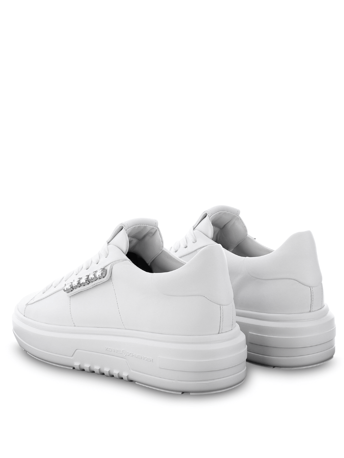 Kennel &amp; Schmenger Shoes Kennel &amp; Schmenger TURN White Trainers With Crystals 31-18570-627 Col 001 izzi-of-baslow