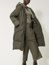 Luisa Cerano Coats and Jackets Luisa Cerano Khaki Long Quilted Down Coat With Hood 488927 4097 Col 354 izzi-of-baslow