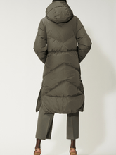 Luisa-Cerano-Khaki-Long-Quilted-Down-Coat-With-Hood 488927 4097 Col 354 izzi-of-baslow