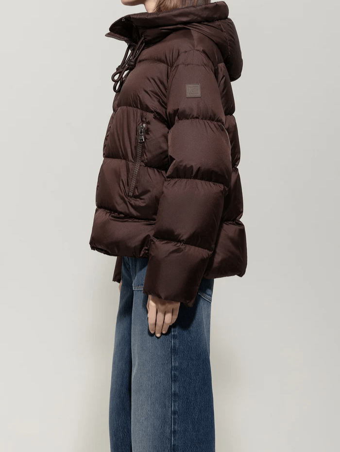 Luisa Cerano Women's Quilted Down Jacket In Espresso 428513 4144 Col 0780