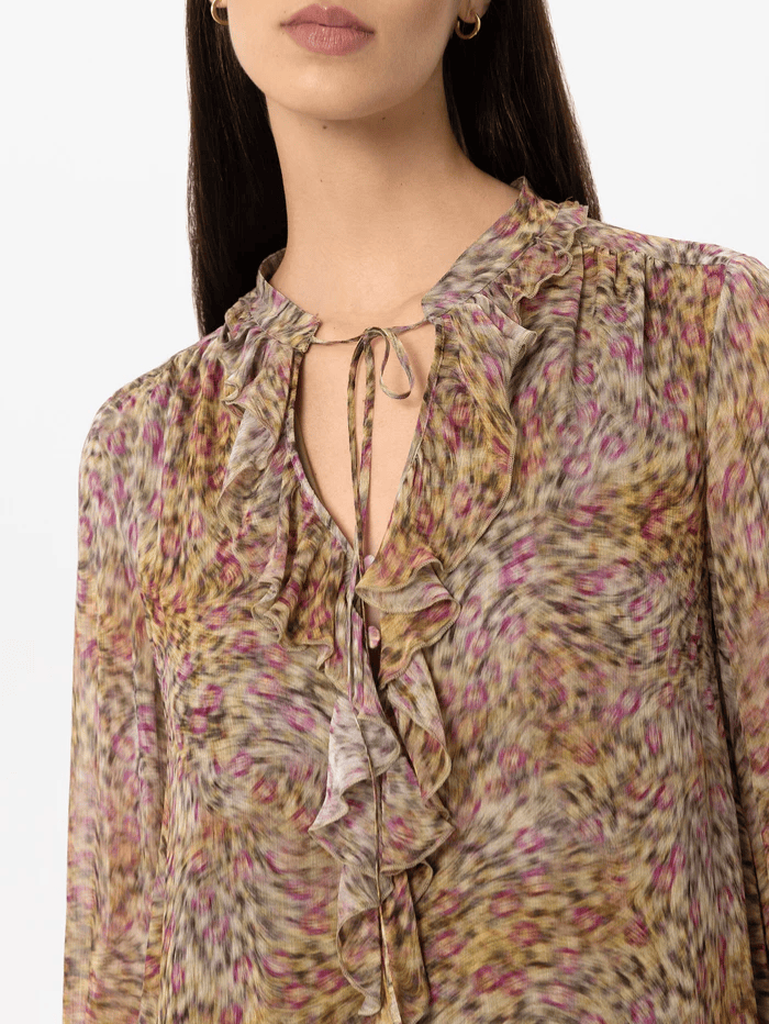 Luisa Cerano Dresses Luisa Cerano Women's Boho Dress With Animal Print 748704 3872 Col 5229 izzi-of-baslow