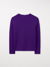 Luisa Cerano Knitwear Luisa Cerano Cashmere Blend Pullover in Deep Purple 188322 5871 0870 izzi-of-baslow