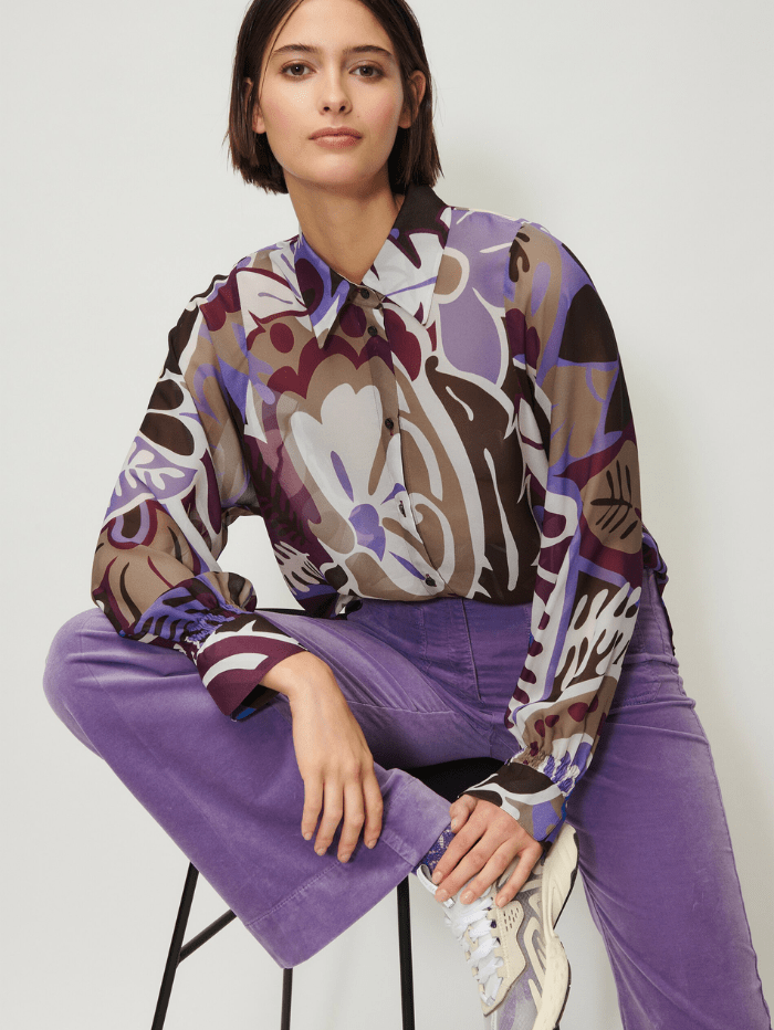 Luisa-Cerano-Blouse-With-Floral-Print 288390 3531 7099 Multi izzi-of-baslow