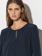 Luisa-Cerano-Navy-Flowing-Blouse-Shirt-297504 3597 Col 0292 izzi-of-baslow