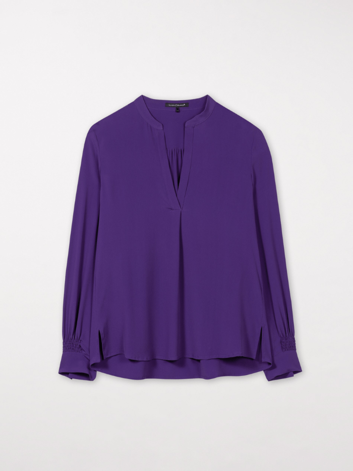 Luisa-Cerano-Silk-Blend-Tunic-in-Deep-Purple 288366 2179 0870 izzi-of-baslow
