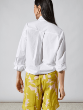 Luisa Cerano Tops Luisa Cerano White Blouse With Sleeve Detail 278362 3384 0100 izzi-of-baslow