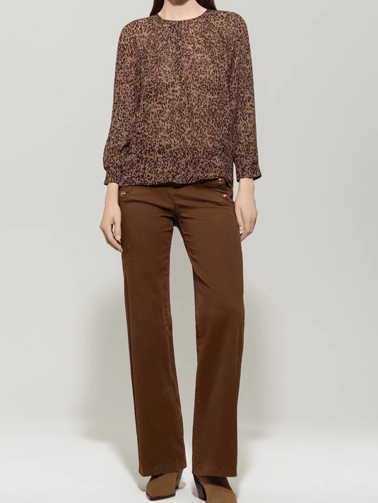 Luisa Cerano Women's Tunic Blouse With Animal Print 228606 3778 Col 7589